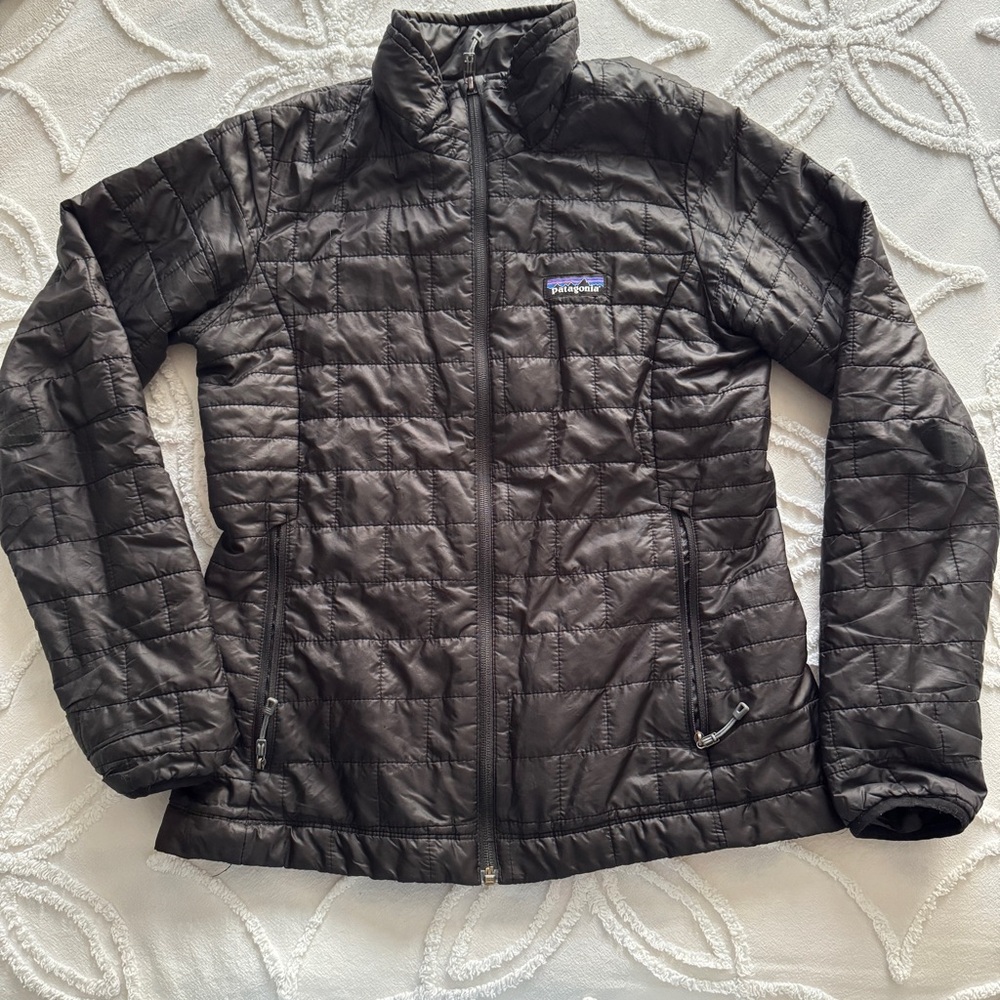 Patagonia Nano Puff Jacket Size Small Black